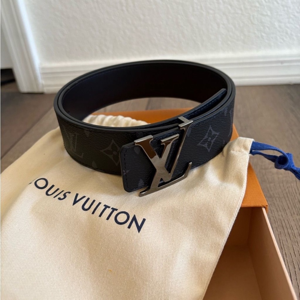 Louis Vuitton Monogram Eclipse Initials Belt - image 1